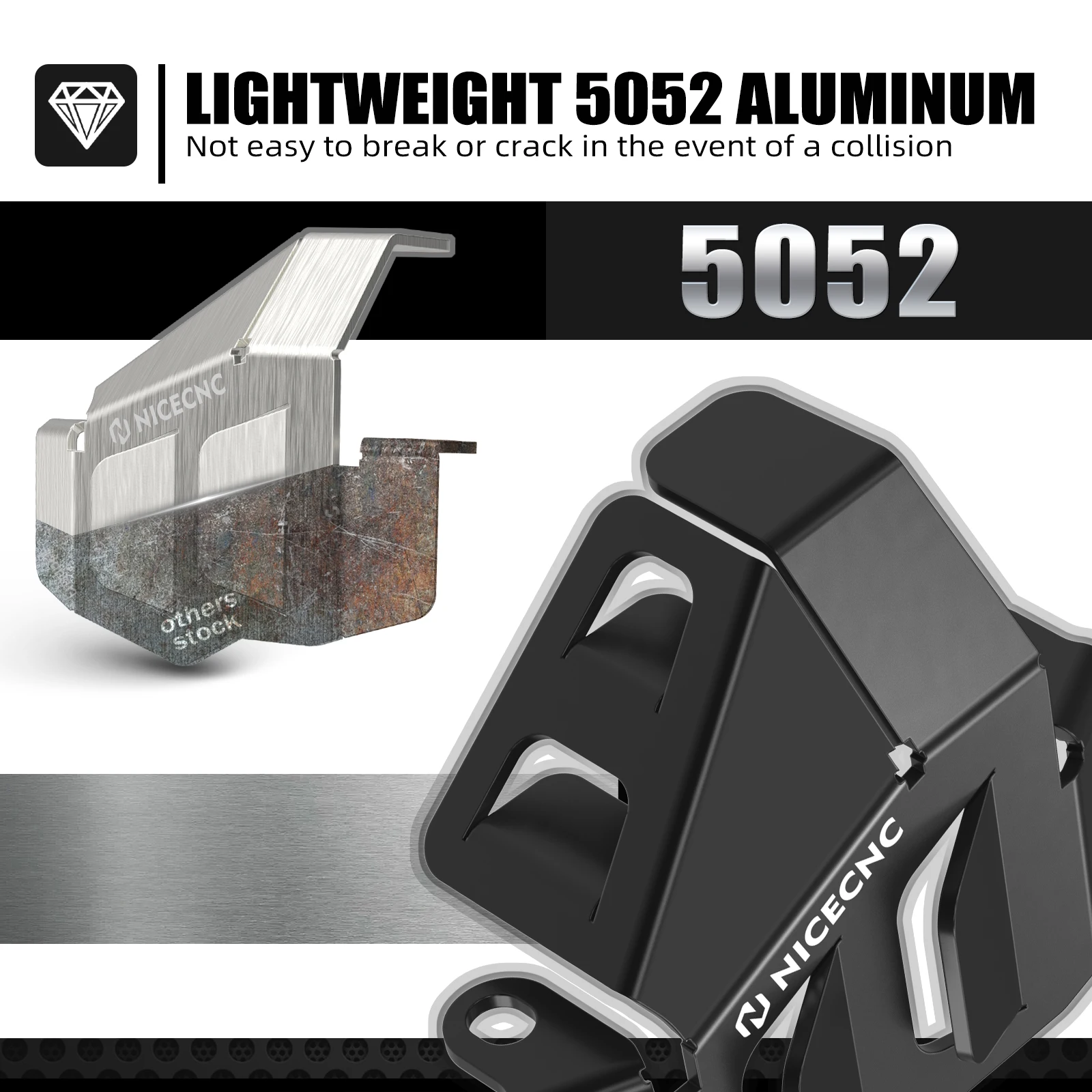 NICECNC For Surron Light Bee X Rear Brake Caliper Guard For Sur-Ron Light Bee S L1E For Segway X160 X260 Electric Dirt Bike - Image 4