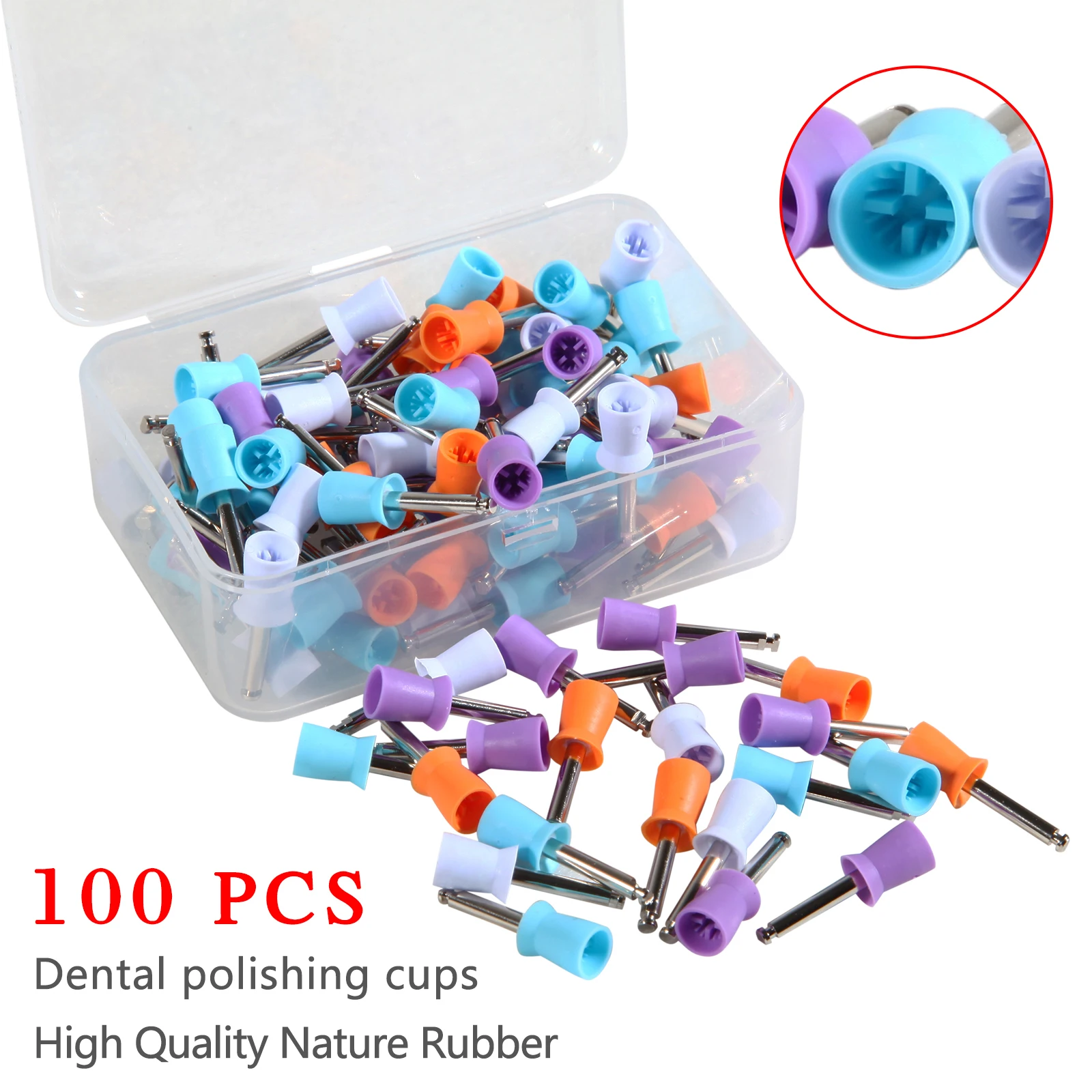 360° Swivel NSK Style Dental Cordless Hygiene Prophy Handpiece / Disposable Prophy Angles 90/105 Degree / Polish Cups Dentist