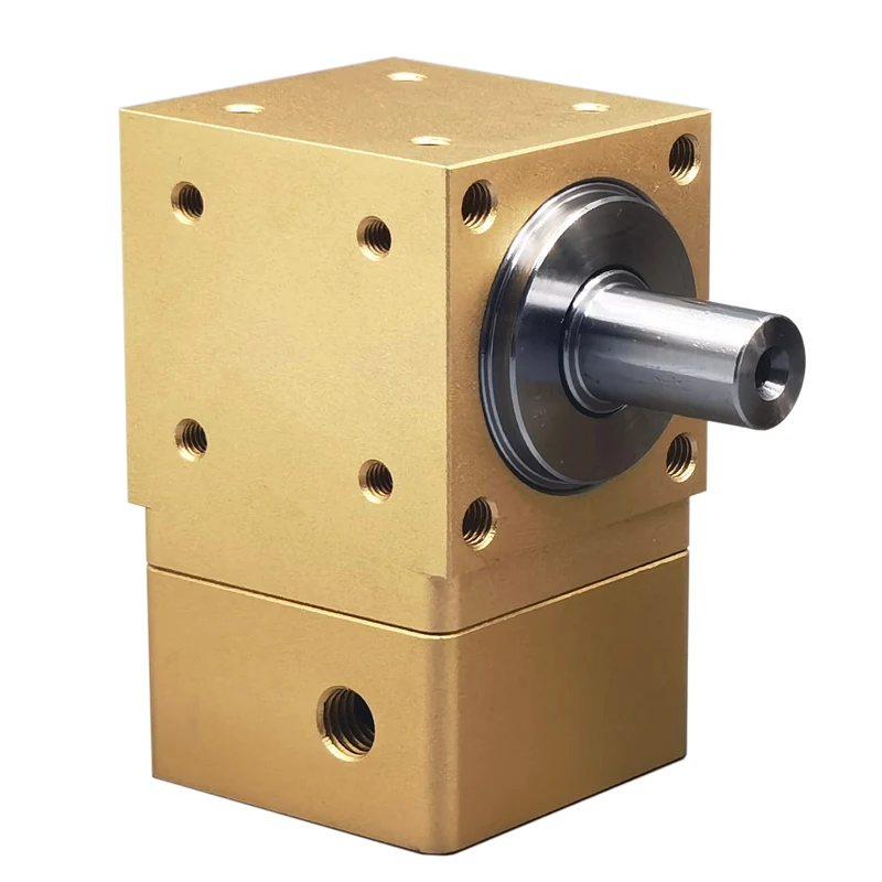 Imagem -06 - Precisão Ângulo Direito Redutor Planetário Caixa de Velocidades Nema Comutador 17 Stepping Stepper ou Servo Motor 100w Ratio 2:1 3:1 5:1 At42