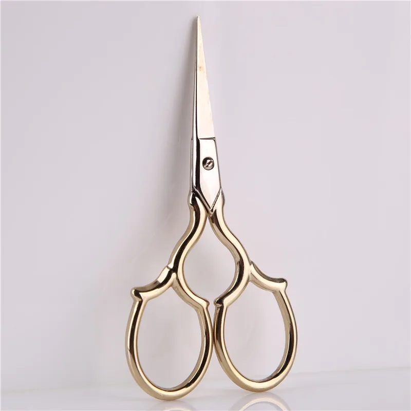 

Ножницы для рукоделия в стиле ретро, квадратная ручка из нержавеющей стали, бытовые нитки для вышивания «сделай сам», для шитья, резки ткани