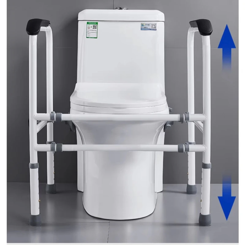 Portable carbon steel S household elderly disabled pregnant women toilet without drilling