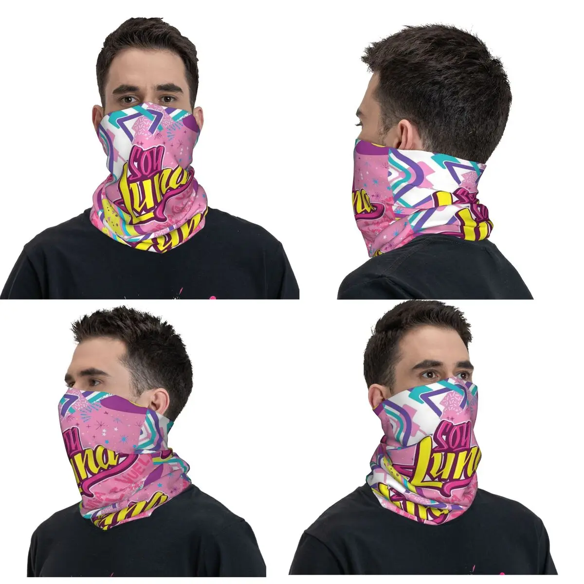 Soy Luna Karaol Music Children Bandana Neck Gaiter Printed Face Scarf Multi-use Headwear Unisex Adult Breathable