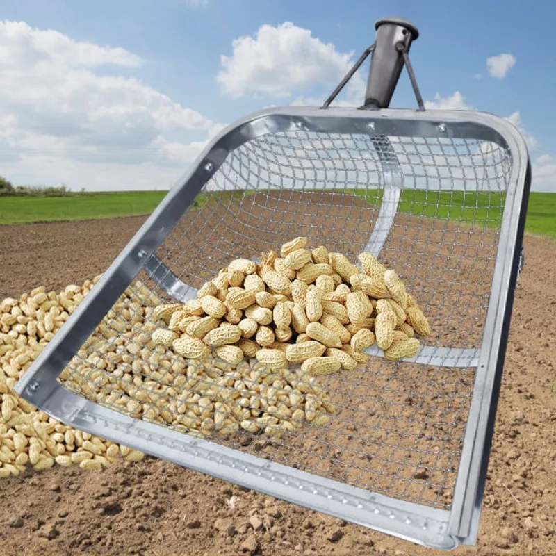 

1 сито для почвы для садовых инструментов, эффективно улавливающее песок, камни, компост и опилки, сельскохозяйственные инструменты.