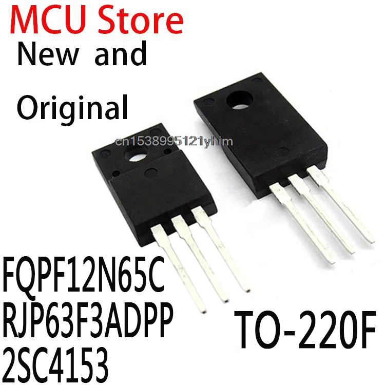 10PCS FQPF12N65 SVD12N65F 12N65 MOS TO-220F RJP63F3 RJP63F3DPP RJP63F3A C4153 FQPF12N65C RJP63F3ADPP 2SC4153