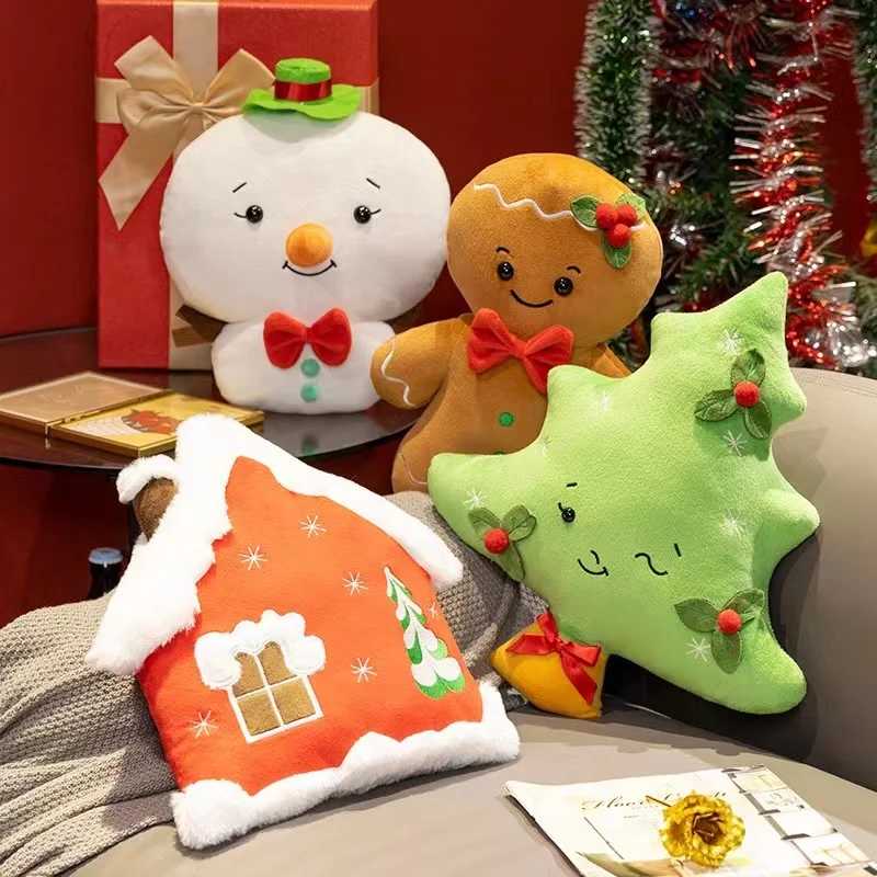 

Cute Anime Christmas Pillow Plush Toy 30 32 33 40 Size Stuffed Animal for Thanksgiving Gift