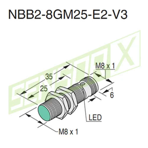 New Proximity Sensor For Pepperl+Fuchs NBB2-8GM25-E2-V3 1PCS