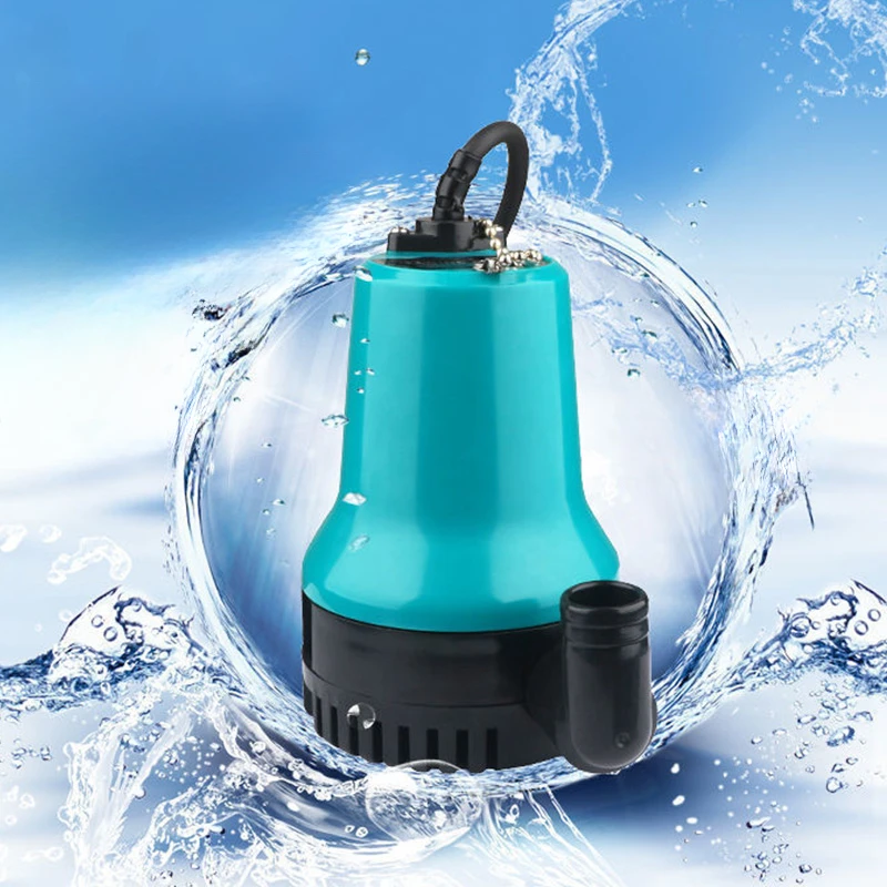 Solar Outdoor Miniature 12V 24V Electric DC Portable 4500L/H Submersible Pump Aquarium Irrigation Household Pumping Pump 50w