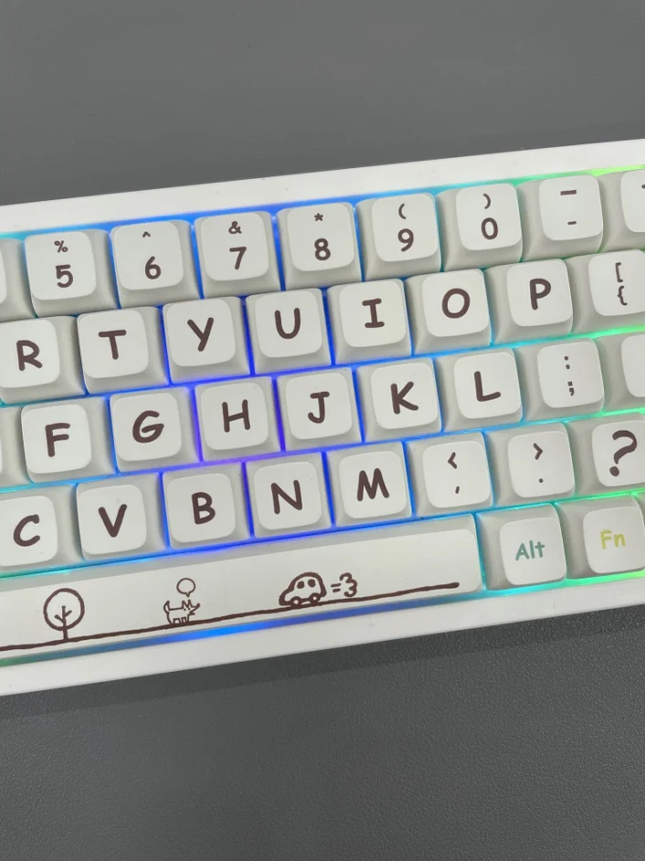 Graffiti Daydream Theme XDA Altezza 127 Adattamento per copritasti PBT a sublimazione termica