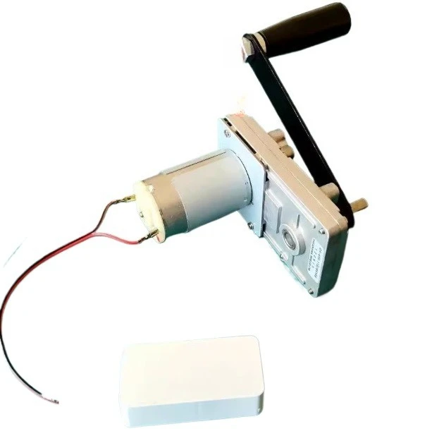 

Генератор постоянного тока 12 В 24 В 350 Вт для мобильного телефона с постоянным магнитом, ручная рукоятка, аккумулятор