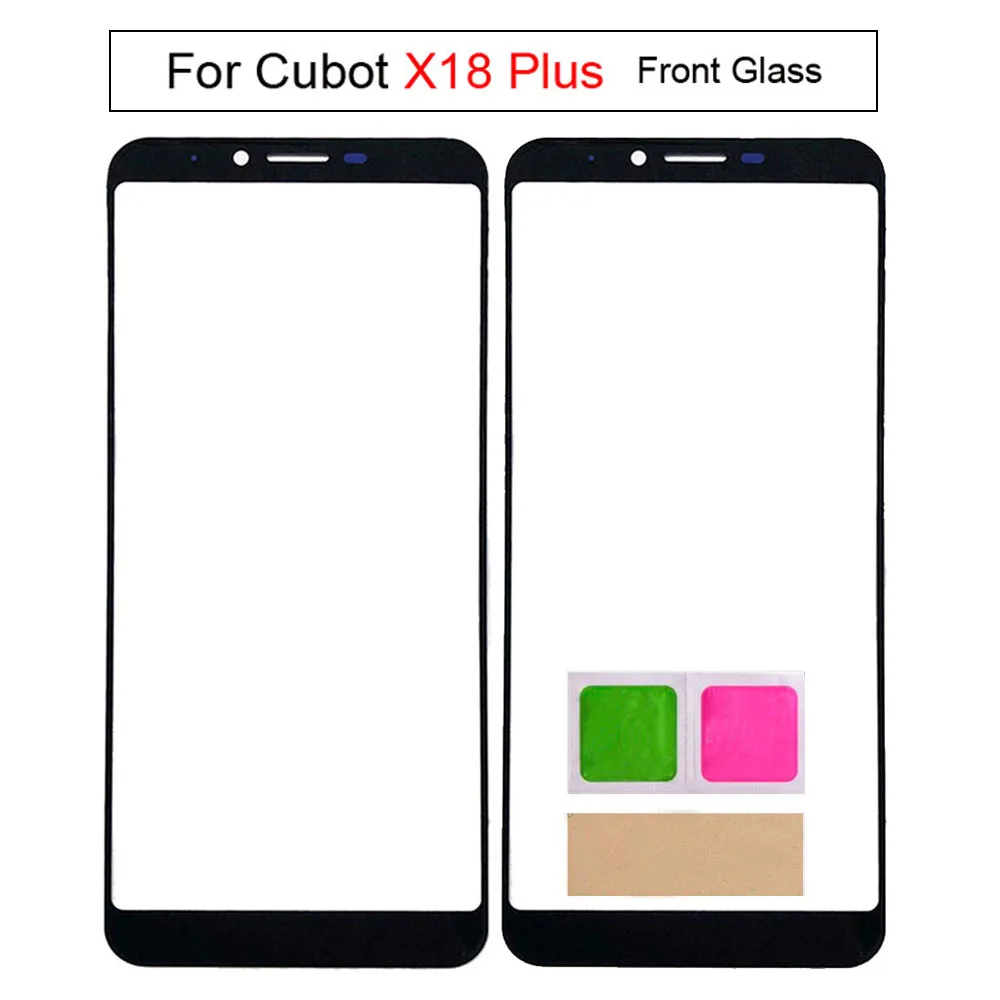 For Cubot X18 Plus LCD Touch Screen Panel Front Outer Glass Panel Cover Phone Replacement Parts