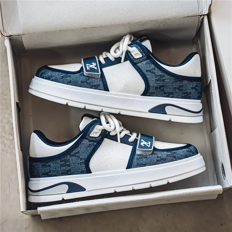 

2025 трендовая обувь для скейтборда, мужские осенние низкие мужские кроссовки для скейтборда, повседневная обувь в стиле хип-хоп на платформе, мужская дизайнерская обувь zapatos hombre