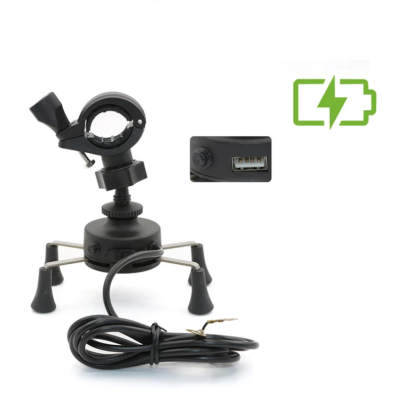 Universal Adjustable Cell Phone HolderElastic Silicone Motorcycle Bicycle Bracket Handlebar Phone Holder Navigation Stand Shock