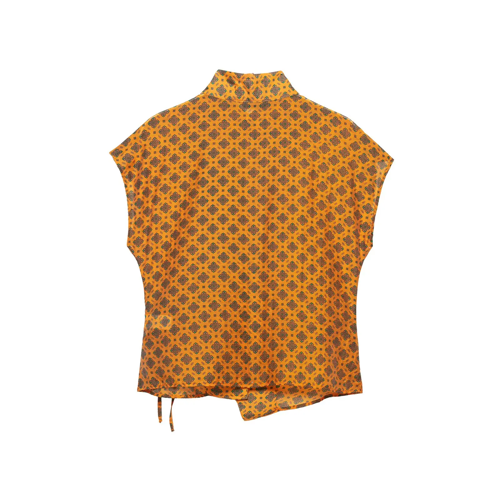 TFMLN Print Damen-Hosenanzüge Kurzarm Unregelmäßiges Einreihiges Hemd 2026 Frühling Herbst Damenmode Hosenanzug – Detail 4
