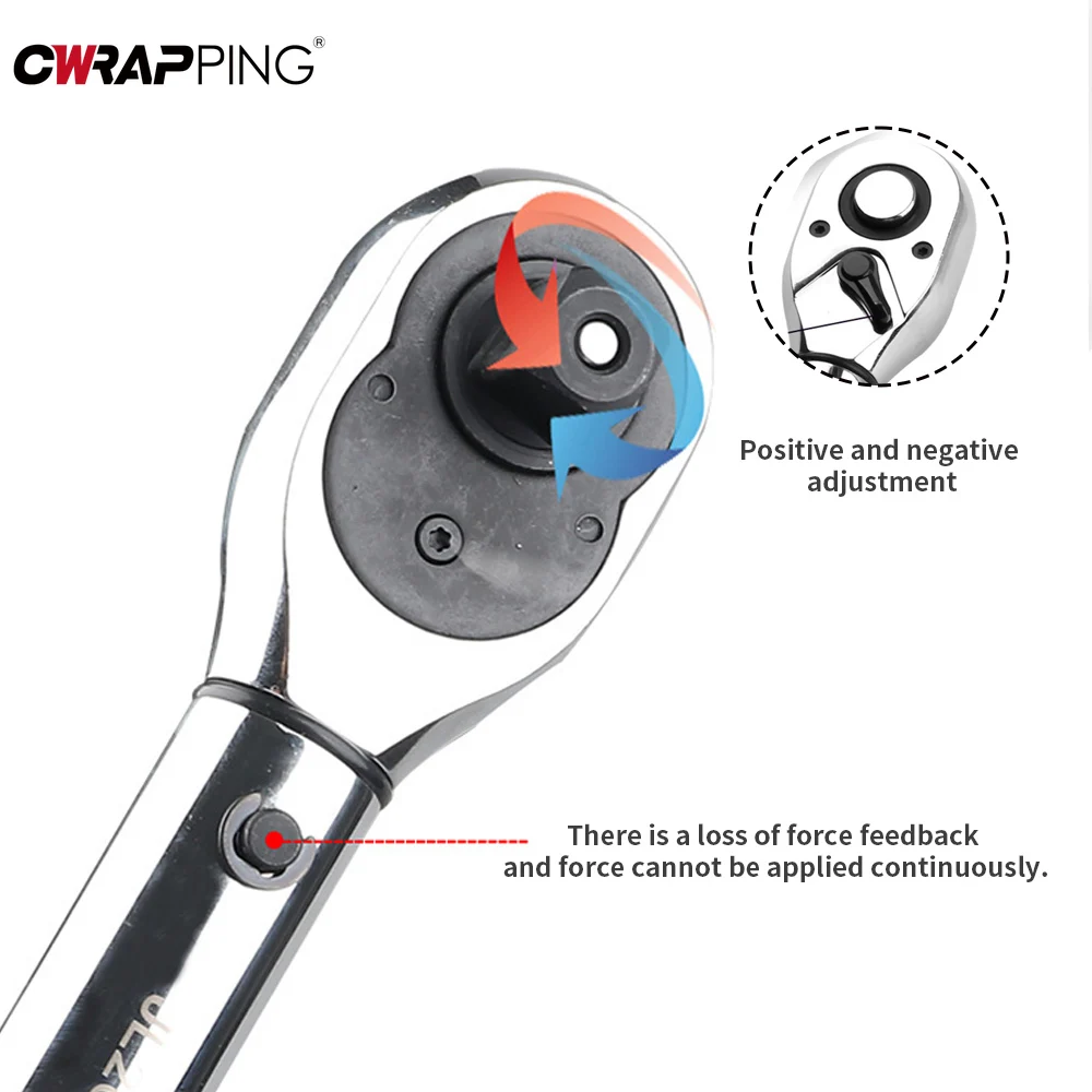 Torque Wrench 10-20Nm Preset Adjustable Chrome Vanadium Steel High Precision for Auto Repairs Mechanical Maintenance Home Garage