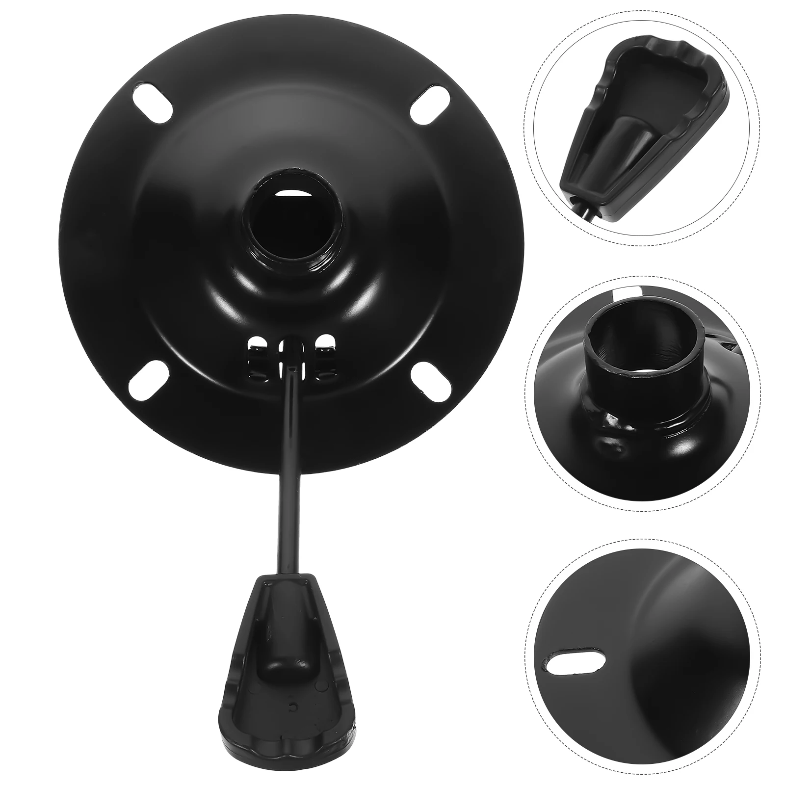 

Barber Chair Plates Proof Plate Black Swivel Swivel Glider Base Base Replacement Parts for Chair Replacement Parts Chairs