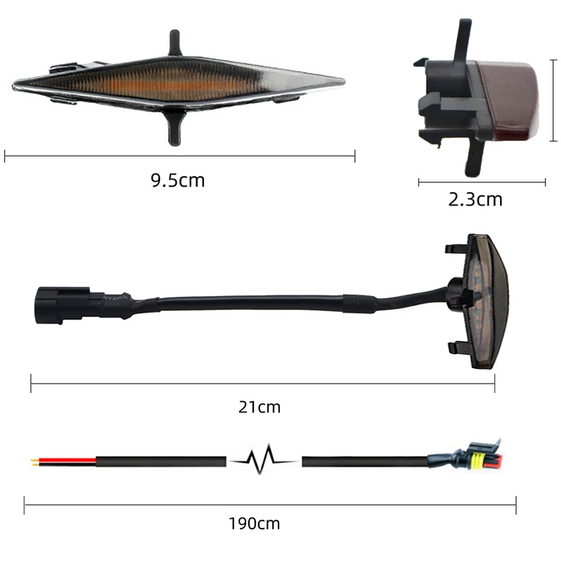 3/4/5/6Pcs-Set Universal LED Car Lights Front LED Grille Lights With Harness For Ford Toyota Pickup Off-Road SUV Car Accessories