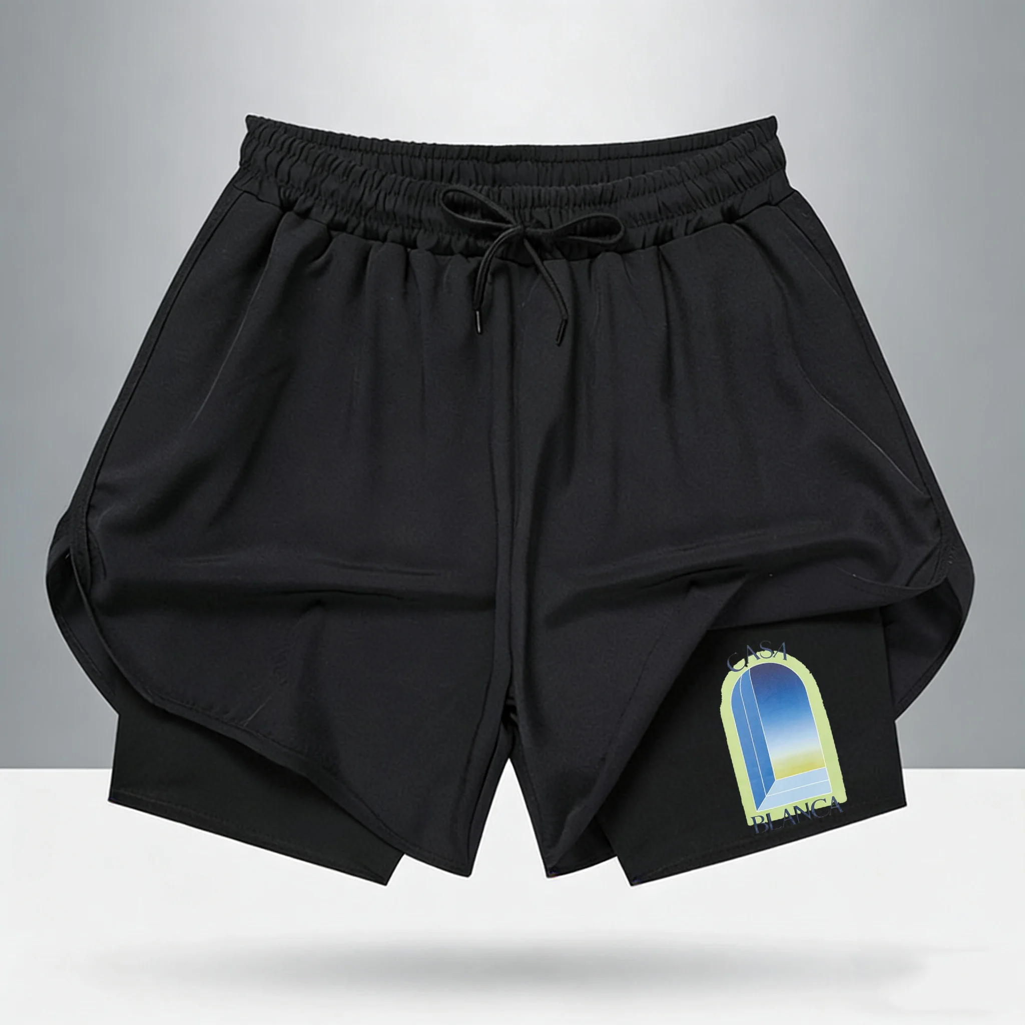 

Summer Mesh Luxury Shorts Quick Drying Shorts Men's Sports Casual Shorts Men's Breathable Beach Pants Suitable Outdoor Running