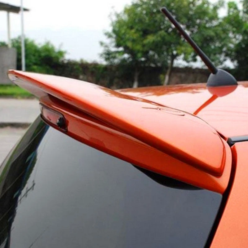 For swift Spoiler High Quality ABS Material Car Rear Wing swift Primer Color Rear Spoiler For Suzuki swift Spoiler 2007-2013