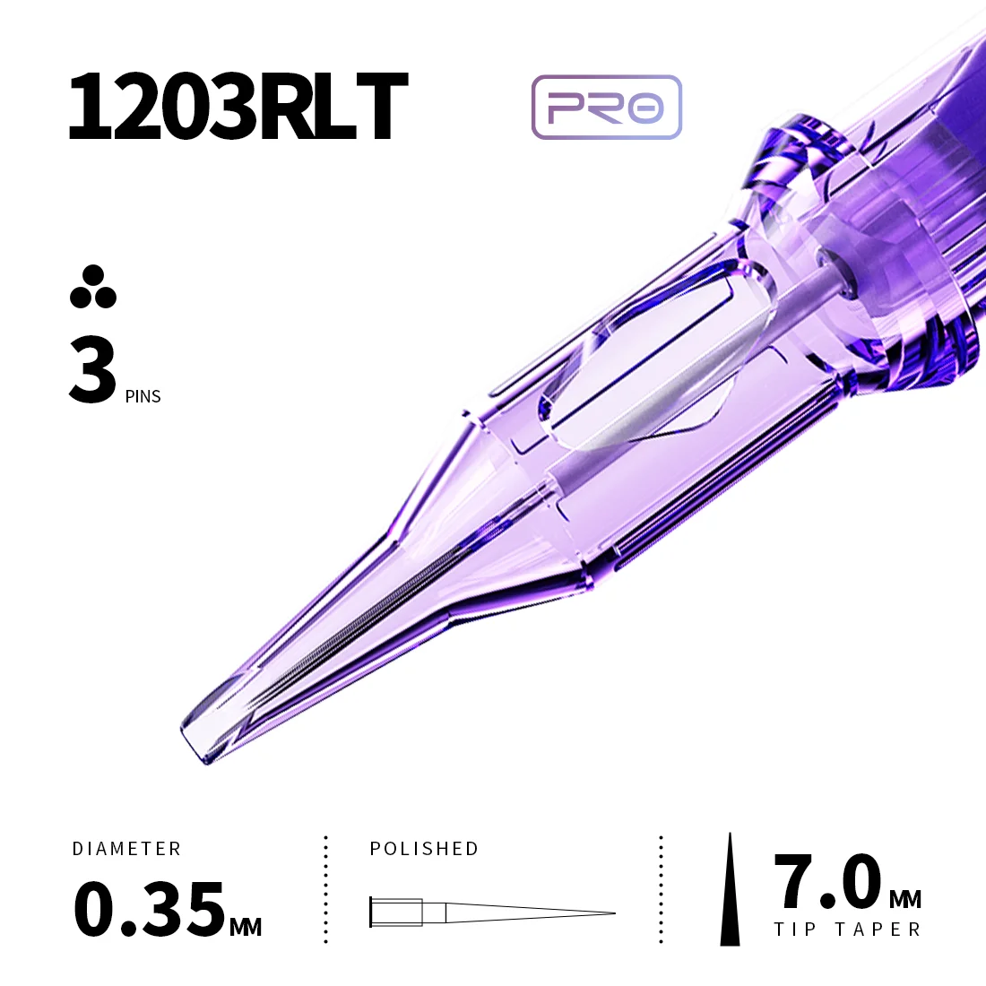 Mast Pro Tattoo Cartridge Naalden RL 20 Stuks Wegwerp Permanente Make-up of Body Art Naalden 0.18/0.25/0.30/0.35 Tattoo Benodigdheden