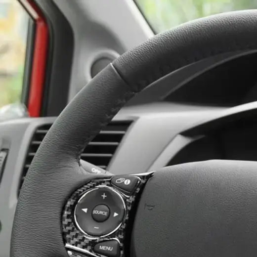 Transform Your For Honda 9\'s Interior with This Carbon Fiber Steering Wheel Set Trim (Coupe/Sedan) from 2012 2015