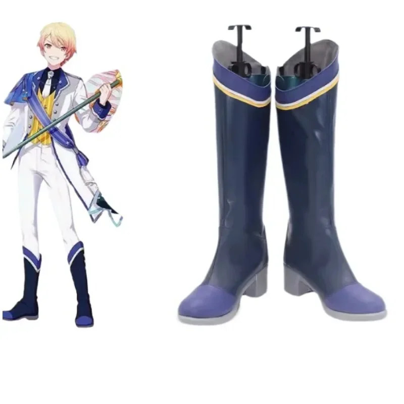 Anime Shoes Game Project Sekai Colorful Stage Tenma Tsukasa Custom Made Cosplay  Boots Halloween Costume Accessories Props Made