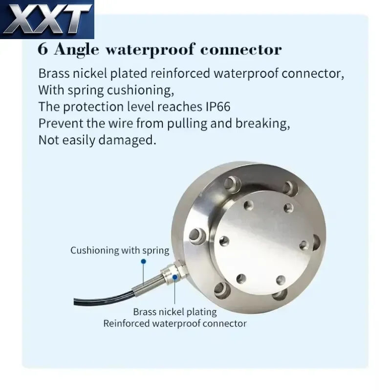 XXT Alloy Steel Spoke-Type Compression Load Cell 1-20T 0.2% Accuracy IP65 Waterproof Electronic Belt Scale Packaging Scale