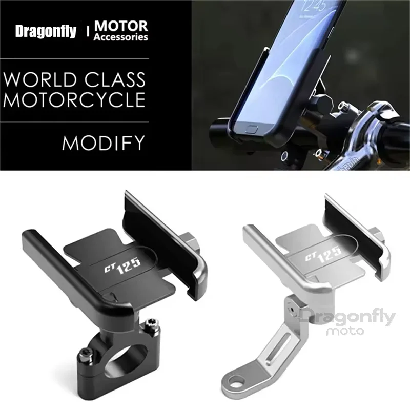 For HONDA CT125 CT 125 2020 2021 Universal Motorcycle Accessories Mobile Phone Holder GPS Navigation Mounting Bracket
