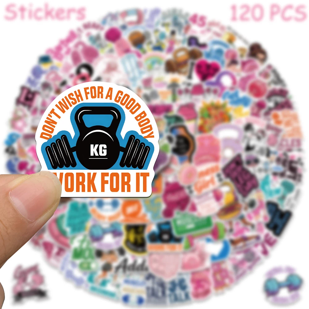 60/120pcs Cartoon Gym Fitness - Meal Prep Notebook review and price