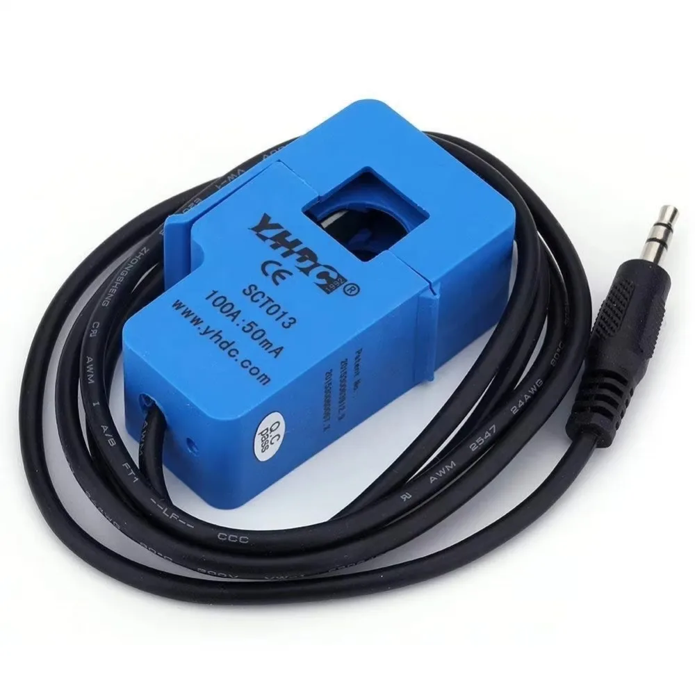 

SCT-013-000 Non-invasive AC Current Sensor Split Core Transformer 100A Output Class Analog Sensor Magnetic Sensor