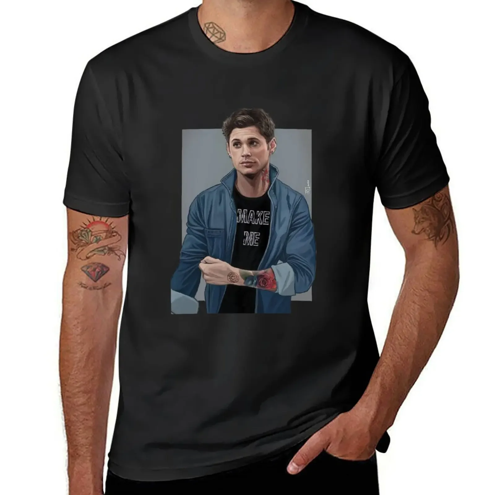 Tattoos and Time To Kill - Dean Version T-Shirt quick-drying vintage mens plain t shirts