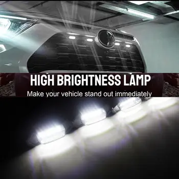 4個適用於豐田RAV4的Raptor燈,LED格柵燈,2019-2022款,前格柵燈,琥珀色,12V 6 最佳銷售 2021年豐田RAV4 - №3