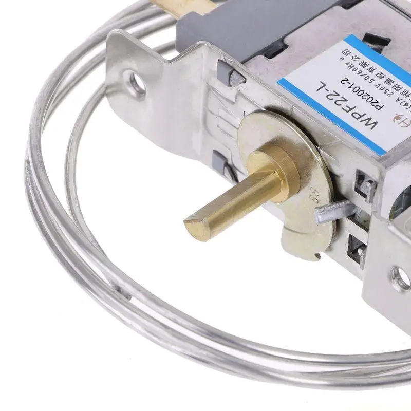 D0AB 2Pin Refrigerator Thermostat Household Metal Temperature Controller for Refrigerator WDF18-L/WDF20-L/WDF19-K/WDF22-L