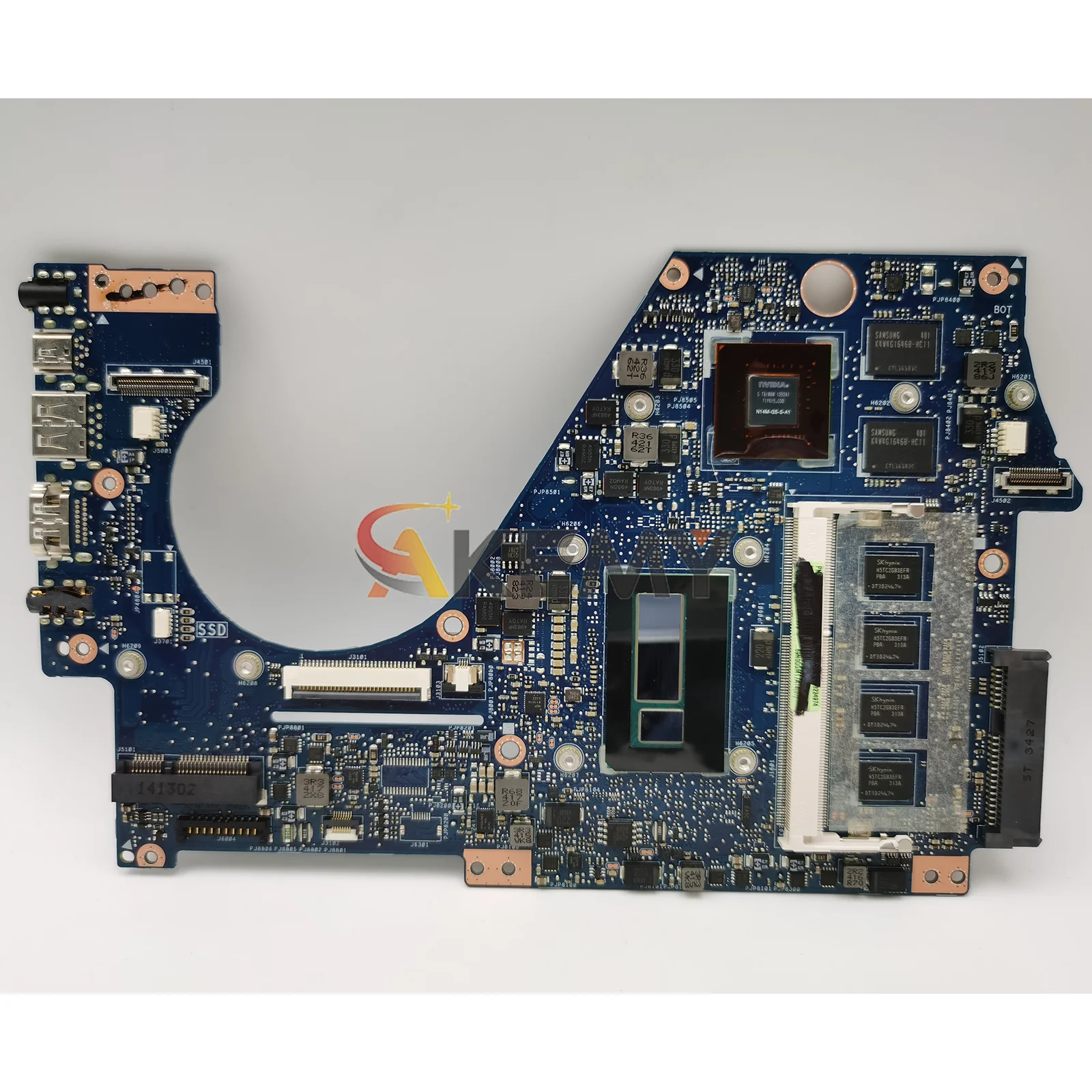 UX302LG Scheda Madre Del Computer Portatile Per ASUS ZenBook UX302LG UX302LNB UX302L UX302LN Scheda Madre Del Notebook Con I3 I5 I7 CPU 111% test OK