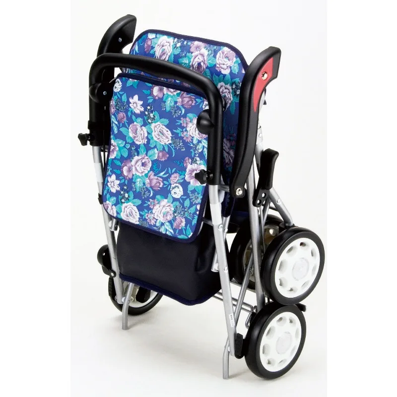 The Elderly Scooter Pushes The Folding Seat and The Grocery Shopping Cart Can Be Sitting and Stored in Portability