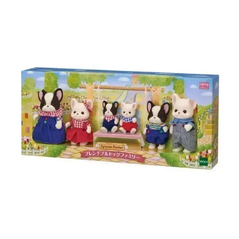 Sylvanian Families Anime Figure Ternurines Fisher Cat Family Meerkat Family Collection Room Ornament Birthday Gift Toys