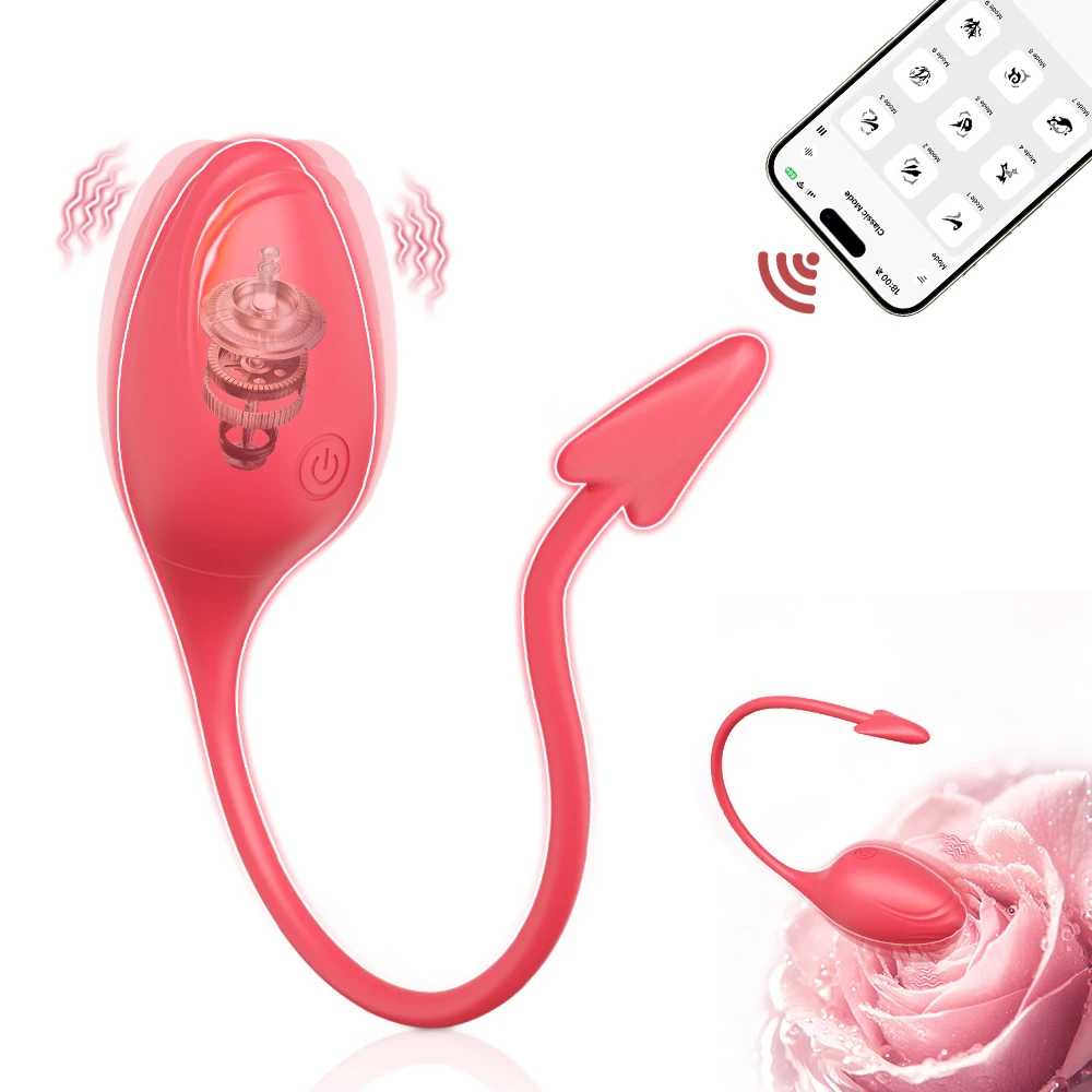 سماعة لاسلكية تعمل بالبلوتوث APP هزاز الجنس لعب للنساء التحكم عن بعد البيض البظر محفز G بقعة مدلك الكبار الإناث سراويل