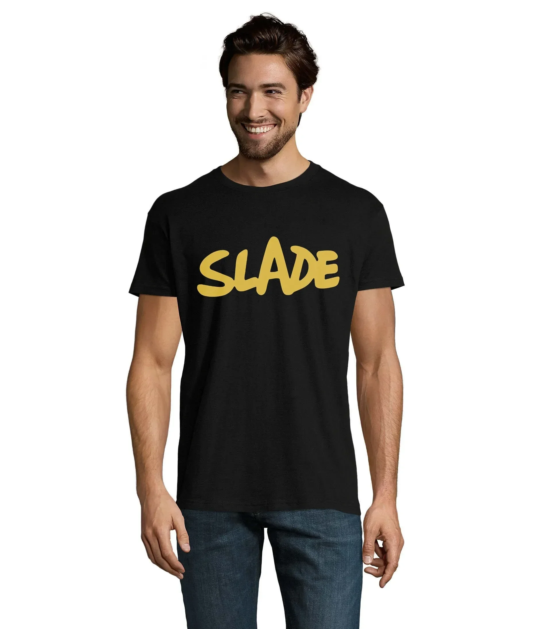 Slade Music Logo Men'S Cotton T Shirt