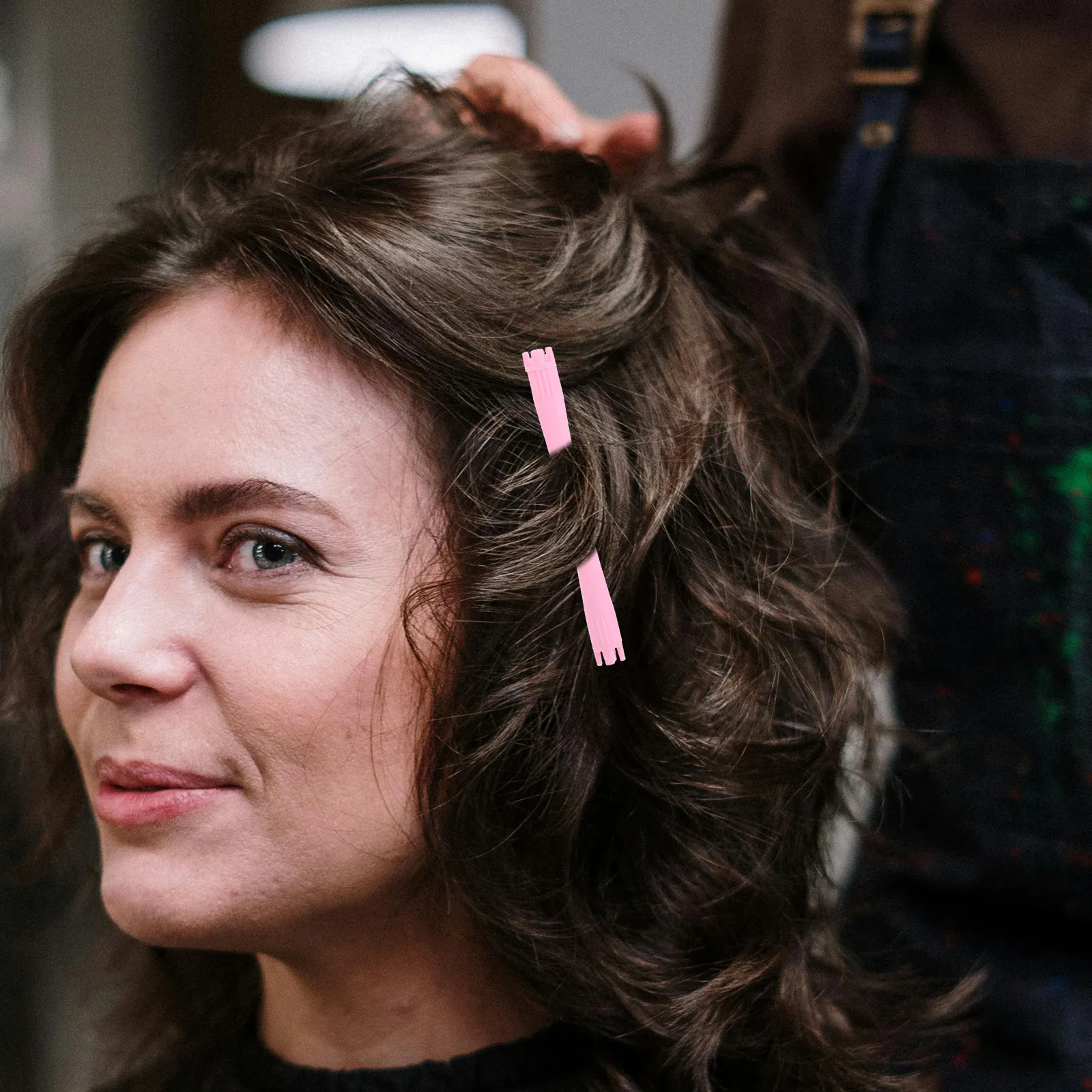 90Pcs Perm Rods Small Curling Rods Plastic Spiral Hair Sticks Hairdressing Tools for Short Hair Home Salon Use