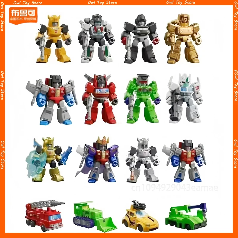 Blokees Transformers New Block Defender Version Wave 2 Optimus Prime Megatron Starscream Bumblebee Robot Kids Assembly Toys Gift