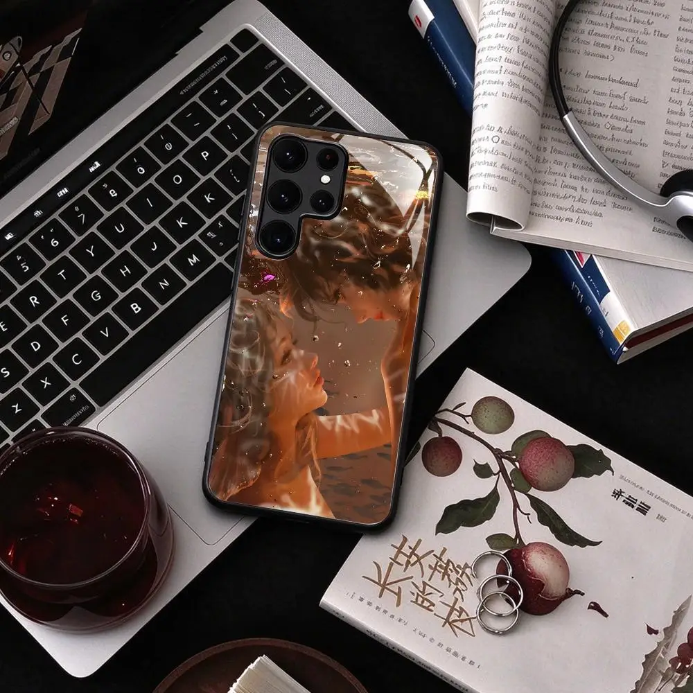 Ghostblade wlop Phone Case For Samsung S26 S25 S24 S23 S22 S21 Plus Ultra Fold A Glass Case