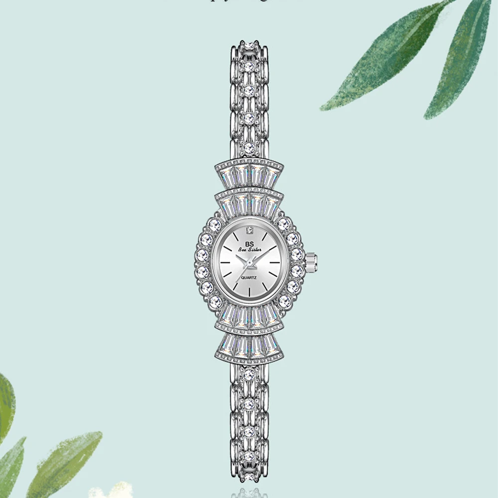 BS Vintage Gold Watch Women's Quartz Watch Vintage-Style Watch High-Quality Women's Wristwatch relogio feminino FA1715