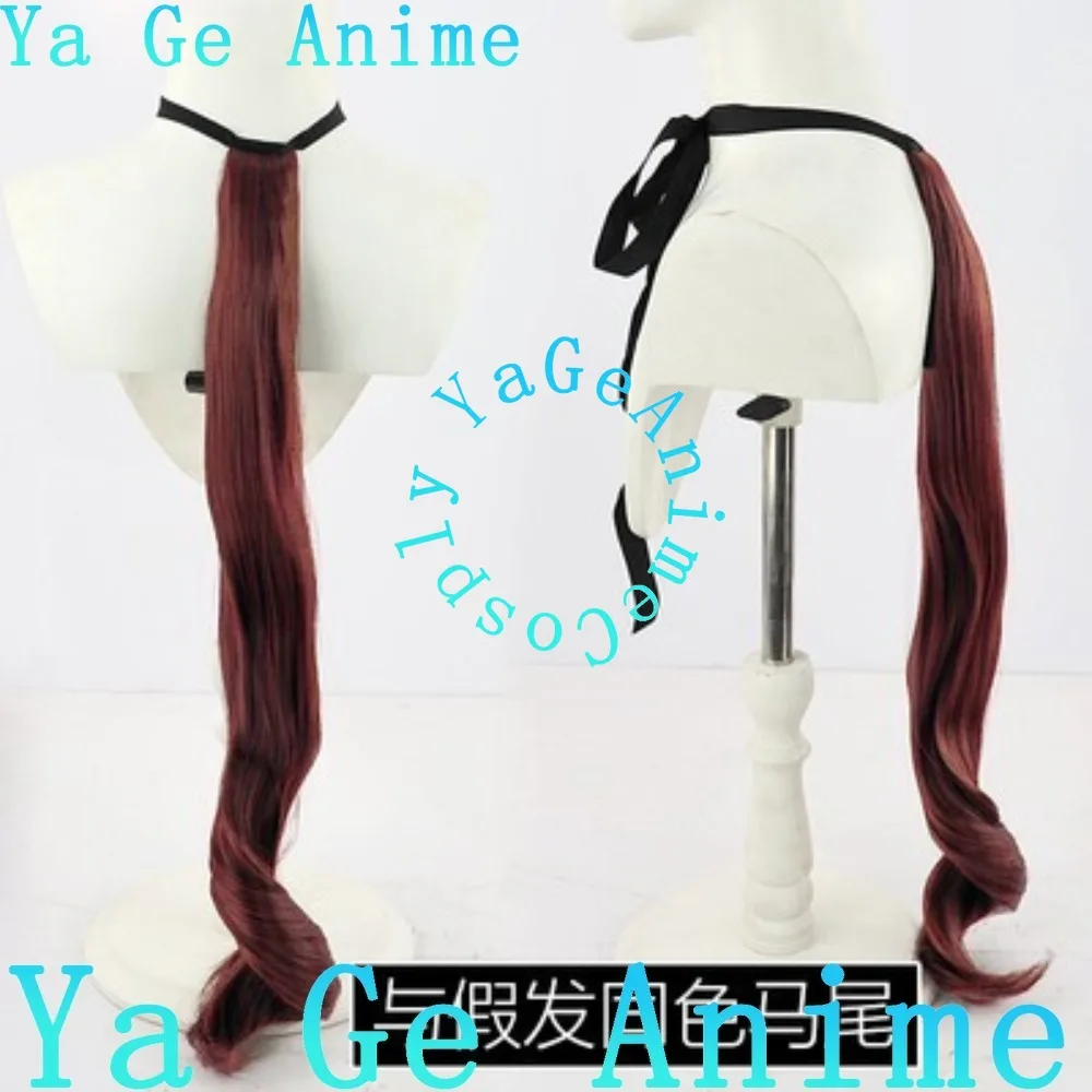 Wig Cosplay Uma Musume Pretty Derby Special Week dengan Ekor dan Hiasan Rambut, Cocok untuk Pesta Halloween dan Karnaval, Rambut Sintetis