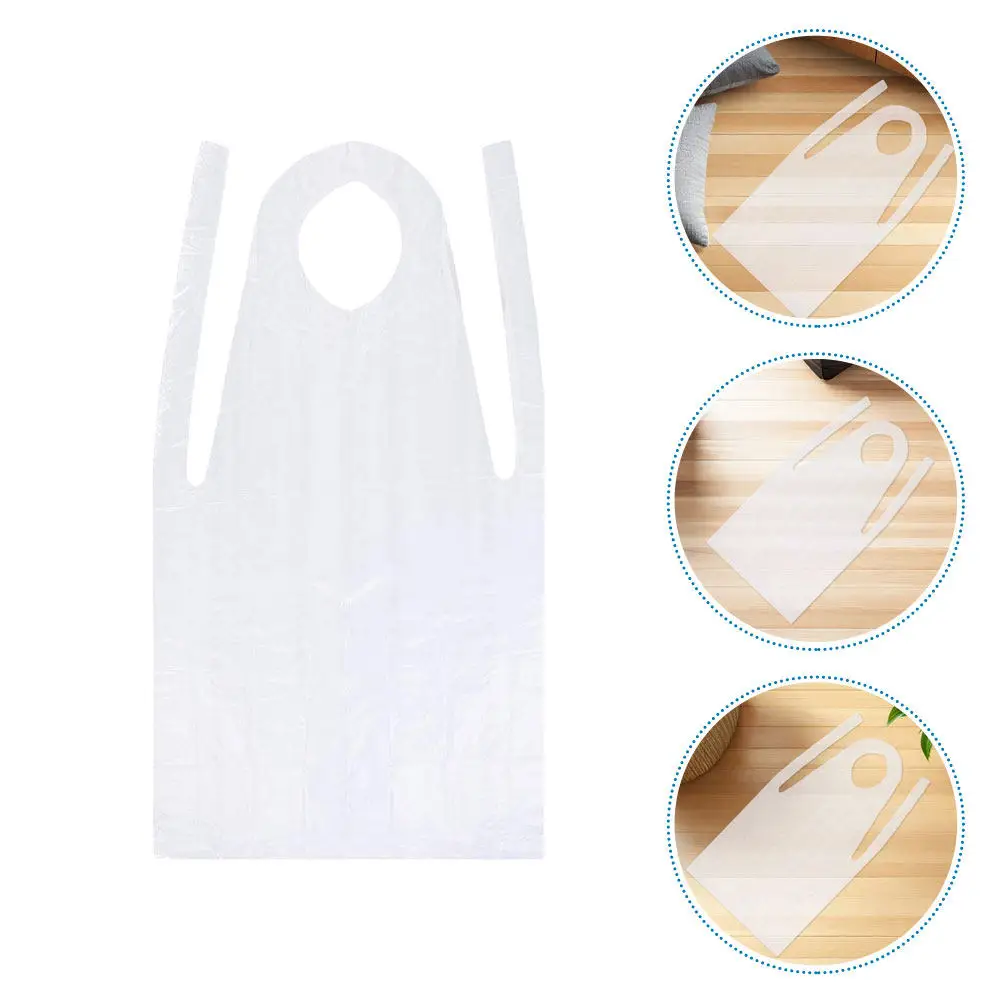 200-unidades-de-aventais-plasticos-descartaveis-impermeaveis-transparentes-a-prova-de-Oleo-sem-mangas-design-leve-para-cozinha-pintura-e-limpeza