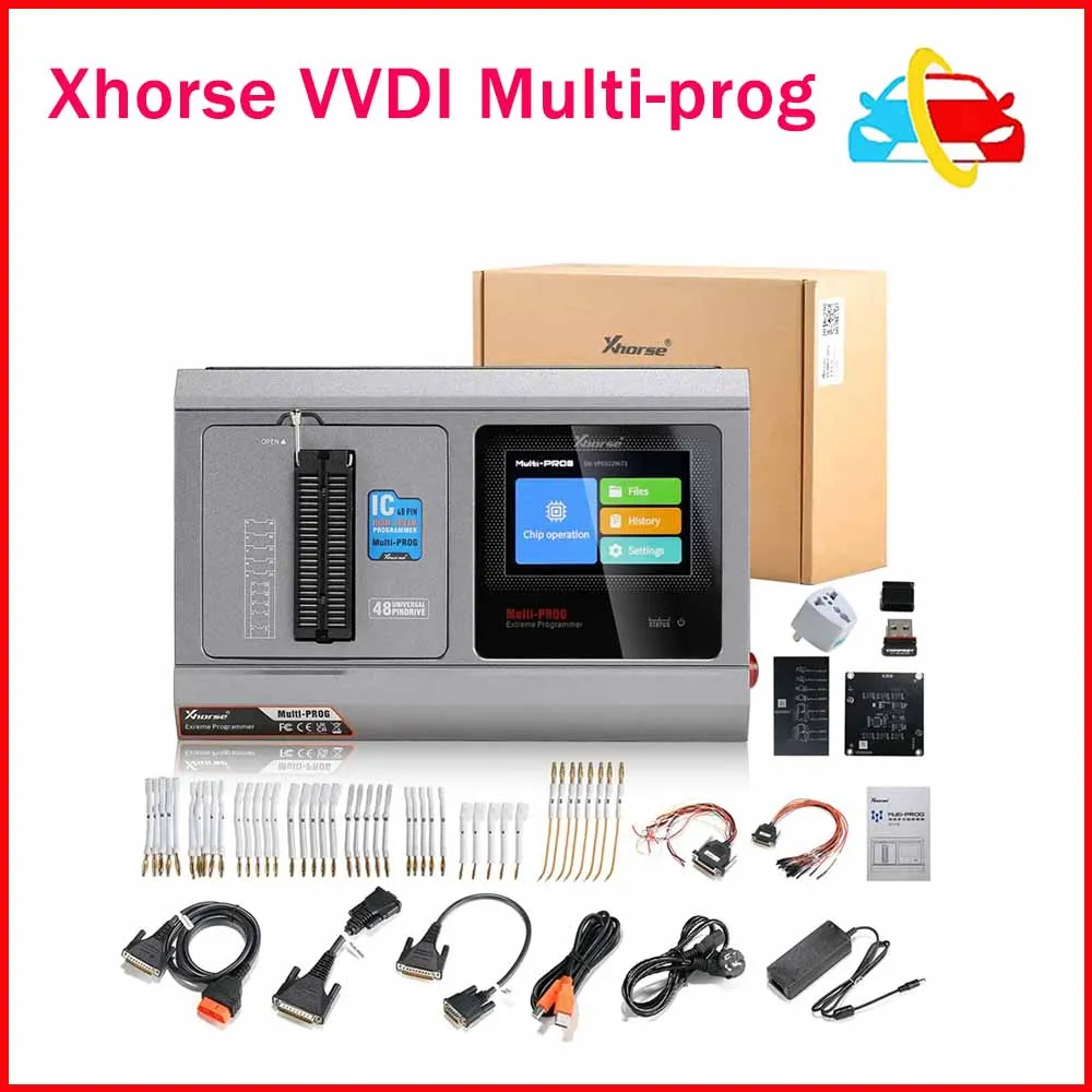 

Xhorse Multi Prog Multi-Prog Programmer ECU Gearbox Programmer Support ECU & TCU Read/Write/Clone Update Version of VVDI Prog