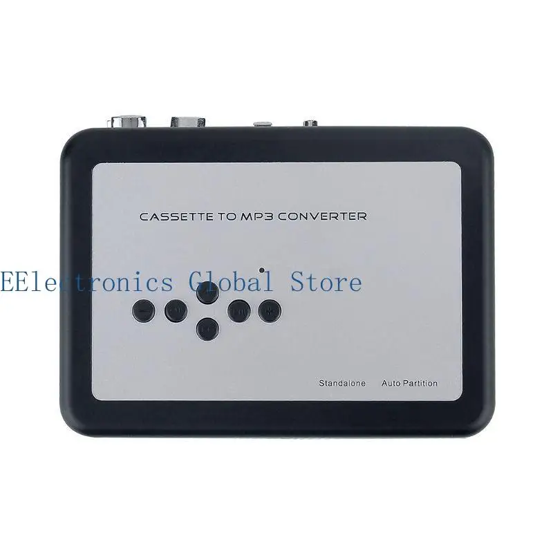 462B Audio Cassette Tape to Digital MP3 Converter Portable Tape Player Captures MP3 USB for Laptops and Personal Computers