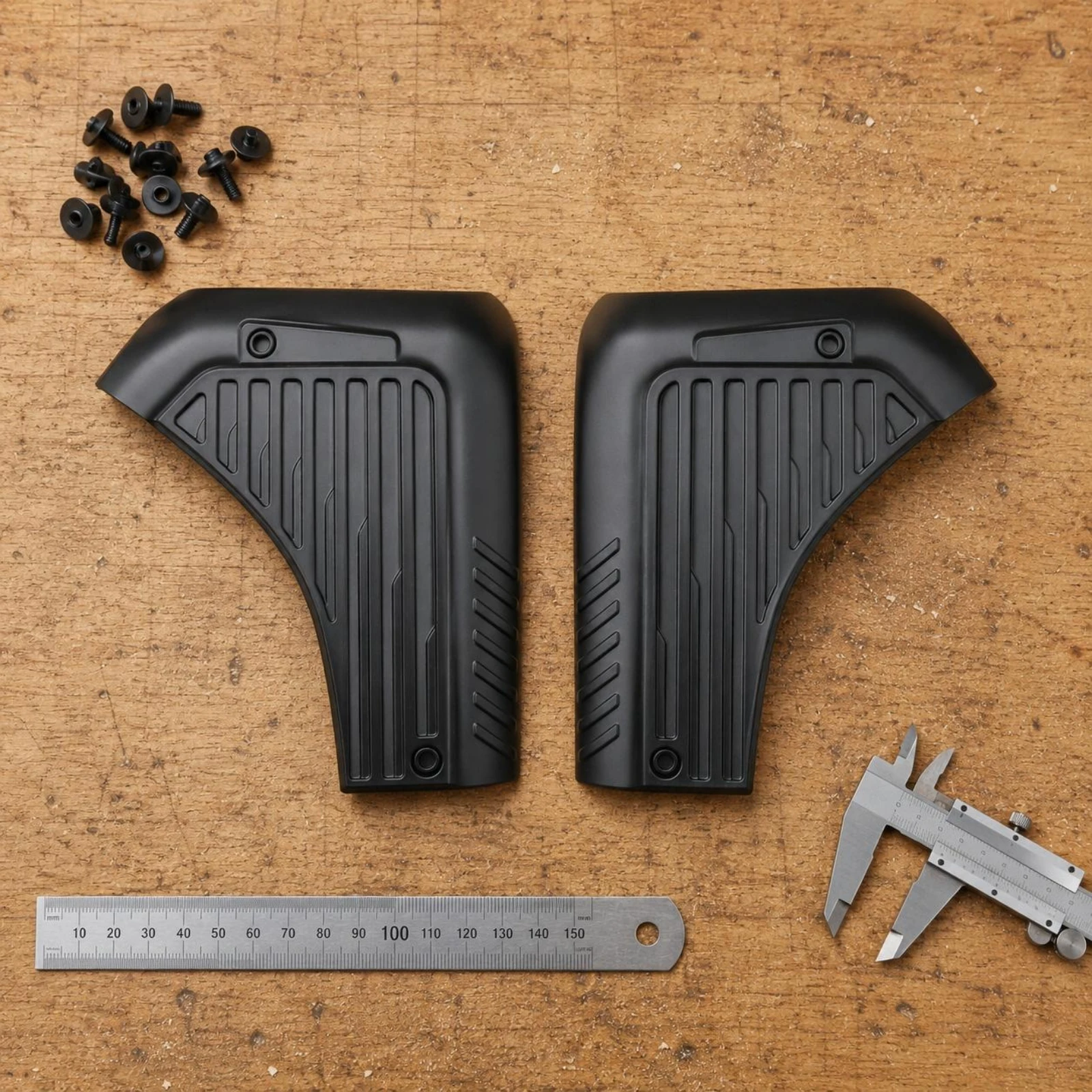 2 Pieces Wheel Arch Corner Trim Cover ABS Resin Wheel Arch Corner Cover Car Part Hard-Shell Vehicle Accessory Angular