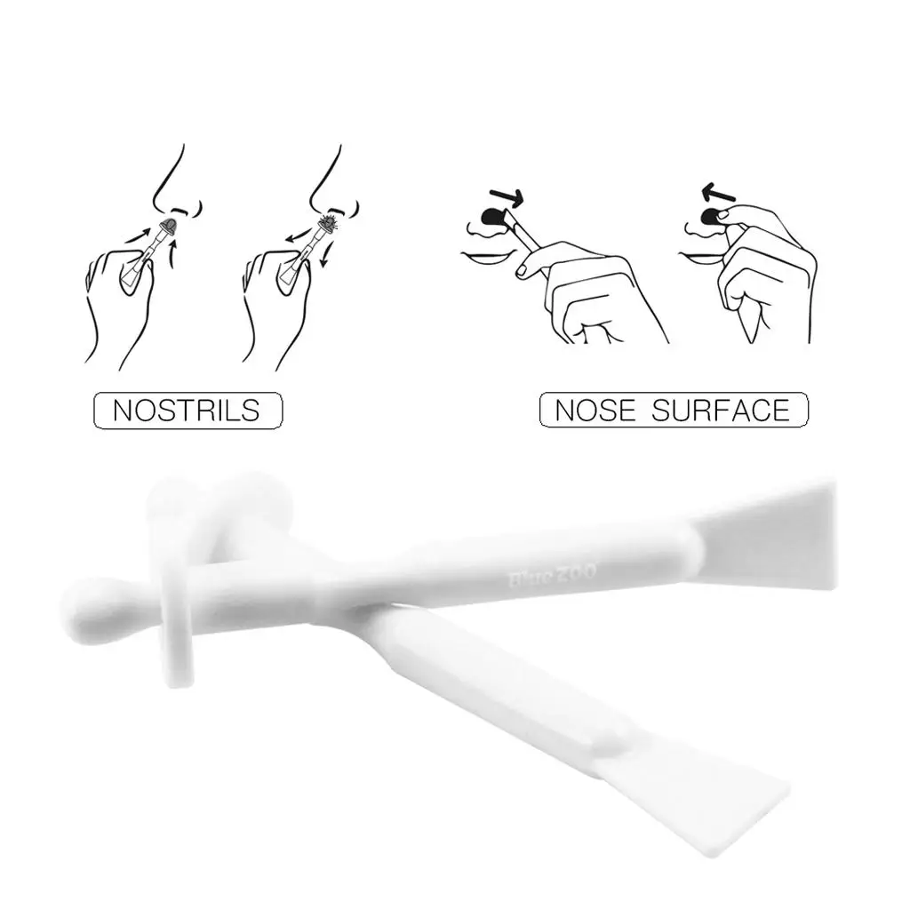 Nasal Cleaning Wax Beans Sticks Plastic Spatulas for Hair Removal Applicator Suitable for Face Body Bikini