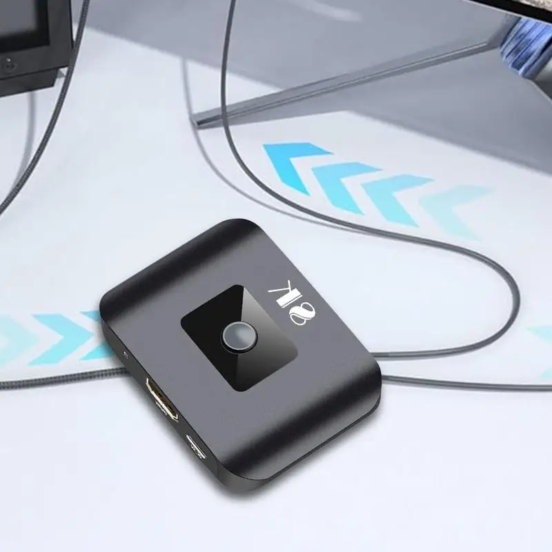 2X1 HD Multimedia Interface Switcher High Resolution 8K HD Multimedia Interface Switcher Portable HD Multimedia Interface