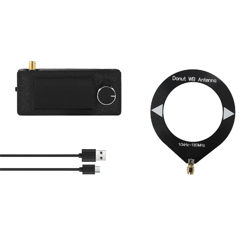 FFYY-ポータブルミニ SI4732 ラジオ 10Khz-180 Mhz FM/AM/LSB/USB ラジオ SW MW VHF ミニポケットラジオ 1.9 インチ IPS スクリーン付き