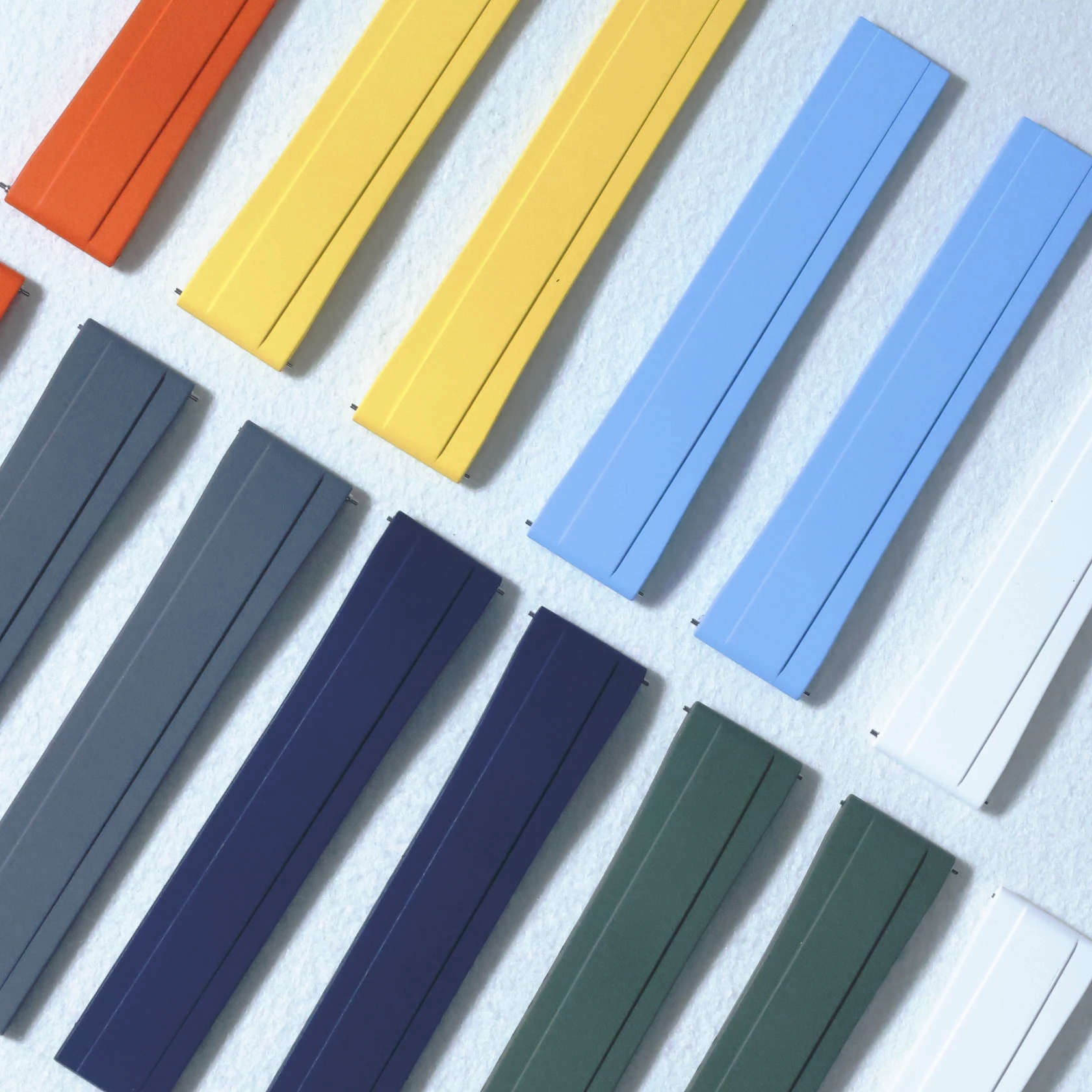 Fit For Rolex Daytona 20mm 22mm Waterproof FKM Rubber Watch Band with Quick Release Folding Buckle Original Watch Strap